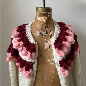 Delightful Handmade Vintage Cardigan